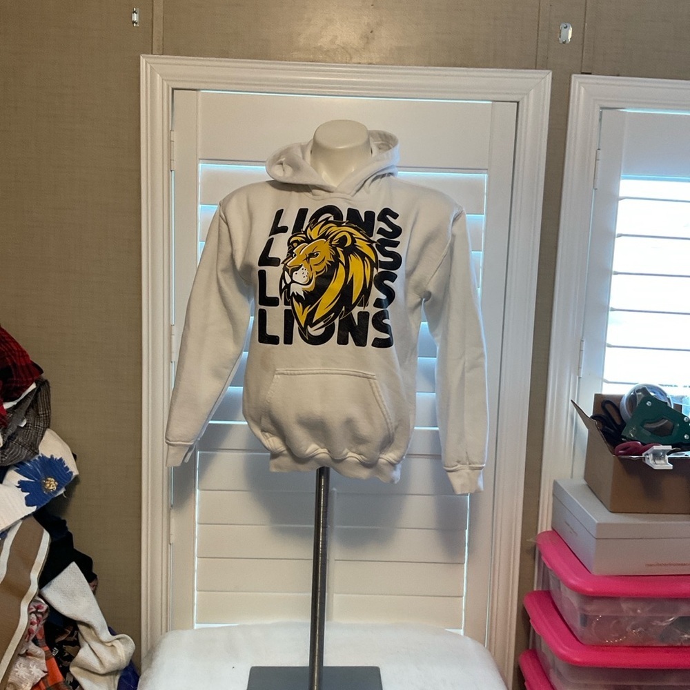 Gildan White Heavy Blend Hoodie